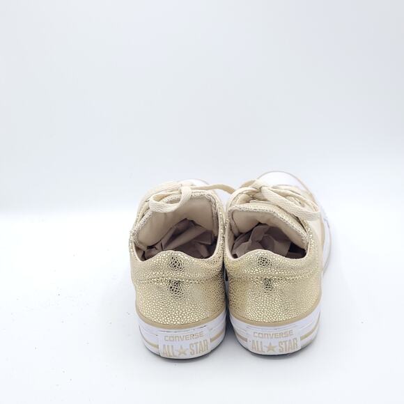 Converse Shoes Gold Madison Chuck Taylor All Star CTAS Ox Low women's size 7 - Picture 6 of 9